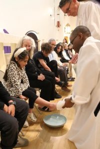 Group Washing of Feet 1